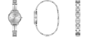 GUESS Women's Stainless Steel Semi-Bangle Bracelet Watch 30mm